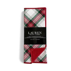 Ralph Lauren Holiday Plaid Reversible Dish Drying Mats Set of 2 | NEW with Tags